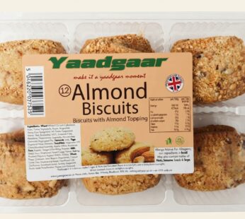 YAADGAAR ALMOND BISCUITS 12PCS