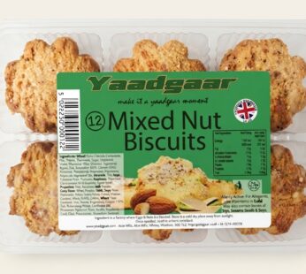 YAADGAAR MIX NUTS BISCUITS 12PCS
