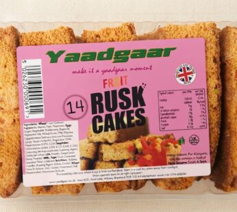 YAADGAAR FRUIT CAKES RUSK 14PC