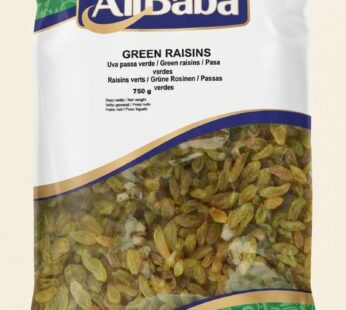 ALIBABA GREEN RAISINS 750G
