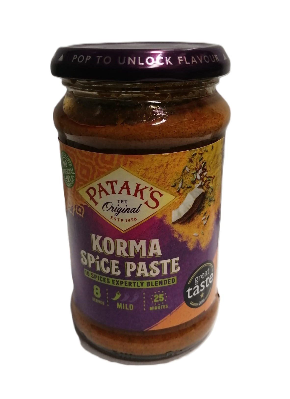 PATAK’S KORMA SPICE PASTE 290G – Umami Foods Dublin Ireland