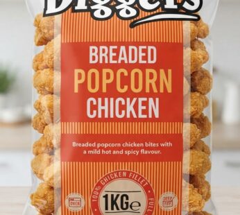 DIGGERS BREADED POPCORN CHICKEN 1KG
