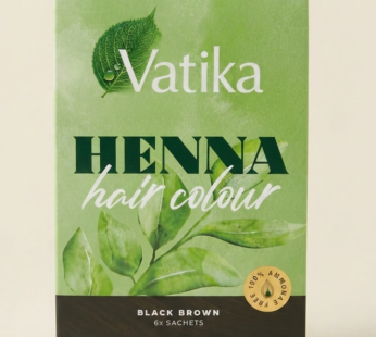VATIKA HENNA BLACK BROWN 60G