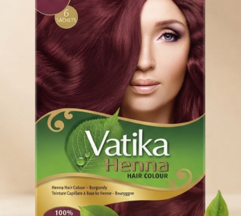 VATIKA HENNA HAIR COLOUR BURGUNDY 60G
